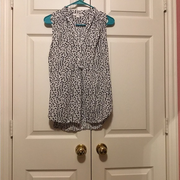 Fun 2 Fun Black and White Blouse - Picture 1 of 5
